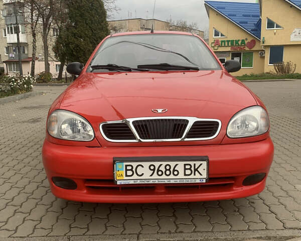 Красный Дэу Ланос, объемом двигателя 1.4 л и пробегом 73 тыс. км за 1750 $, фото 2 на Automoto.ua