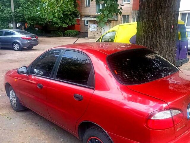 Красный Дэу Ланос, объемом двигателя 1.5 л и пробегом 0 тыс. км за 1700 $, фото 2 на Automoto.ua