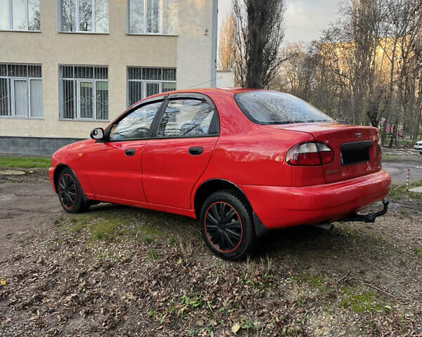 Красный Дэу Ланос, объемом двигателя 1.5 л и пробегом 178 тыс. км за 2350 $, фото 4 на Automoto.ua