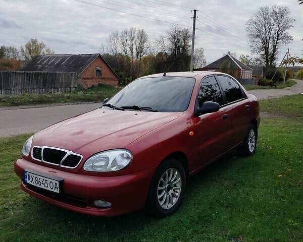 Деу Ланос 2008 у Богодухове на Automoto.ua Червоний Деу Ланос, об'ємом двигуна 1.5 л та пробігом 153 тис. км за 2600 $, фото 9 на Automoto.ua