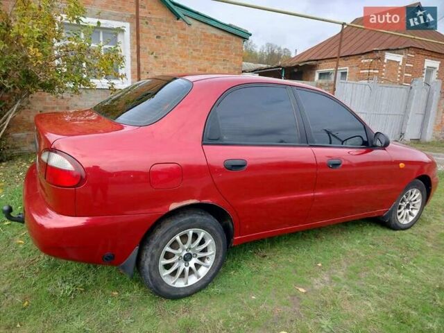 Деу Ланос 2008 у Богодухове на Automoto.ua Червоний Деу Ланос, об'ємом двигуна 1.5 л та пробігом 153 тис. км за 2600 $, фото 7 на Automoto.ua