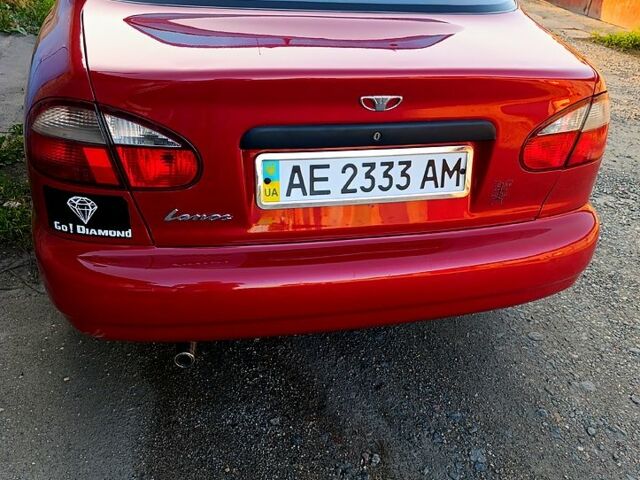 Красный Дэу Ланос, объемом двигателя 1.4 л и пробегом 130 тыс. км за 3300 $, фото 1 на Automoto.ua