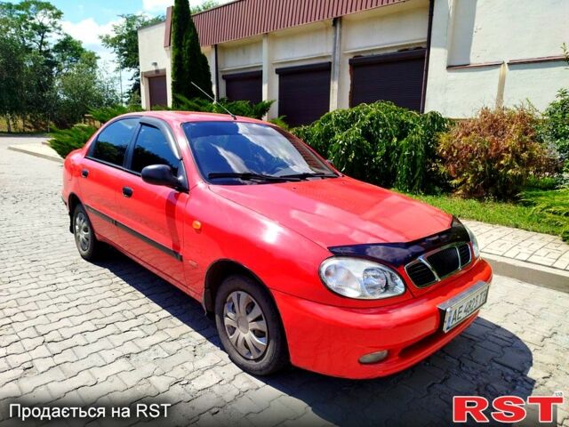 Красный Дэу Ланос, объемом двигателя 1.5 л и пробегом 158 тыс. км за 3500 $, фото 7 на Automoto.ua
