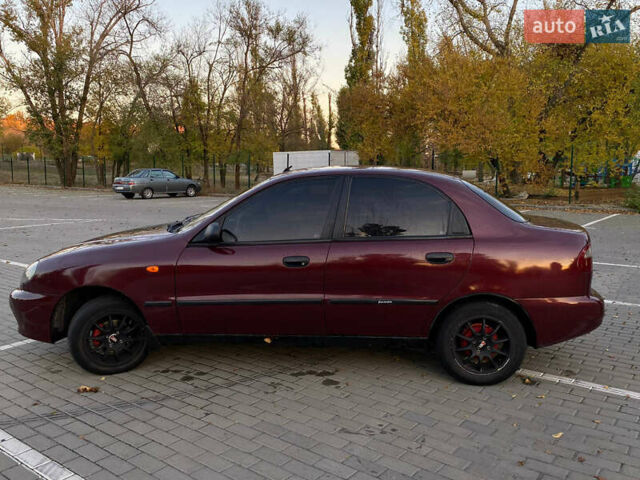 Дэу Ланос 2008 в Запорожье на Automoto.ua Красный Дэу Ланос, объемом двигателя 1.5 л и пробегом 199 тыс. км за 1900 $, фото 15 на Automoto.ua