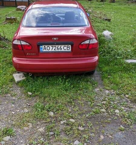 Красный Дэу Ланос, объемом двигателя 1.5 л и пробегом 180 тыс. км за 2000 $, фото 7 на Automoto.ua