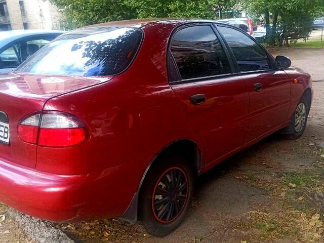 Красный Дэу Ланос, объемом двигателя 1.5 л и пробегом 0 тыс. км за 1700 $, фото 3 на Automoto.ua
