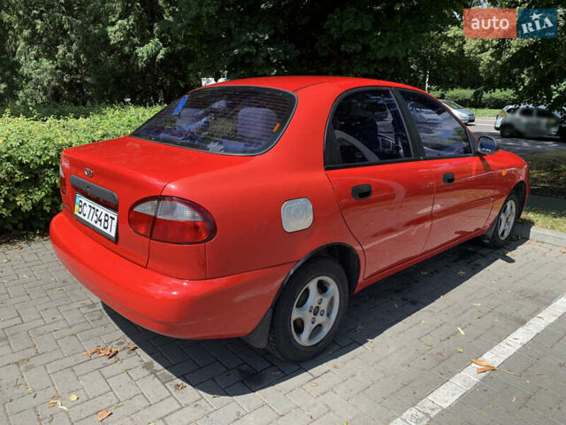 Червоний Деу Ланос, об'ємом двигуна 1.5 л та пробігом 93 тис. км за 2999 $, фото 1 на Automoto.ua