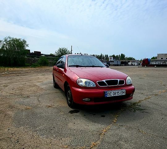Красный Дэу Ланос, объемом двигателя 1.5 л и пробегом 385 тыс. км за 2350 $, фото 6 на Automoto.ua