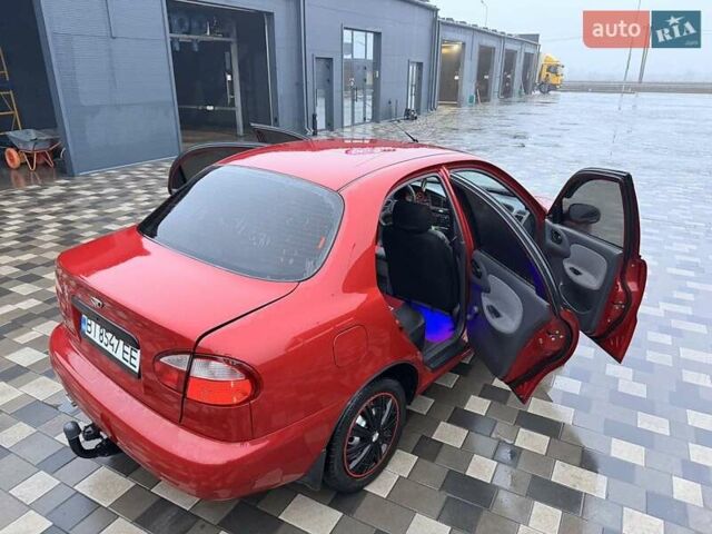 Червоний Деу Ланос, об'ємом двигуна 1.5 л та пробігом 103 тис. км за 3950 $, фото 34 на Automoto.ua