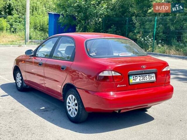 Красный Дэу Ланос, объемом двигателя 1.5 л и пробегом 150 тыс. км за 2600 $, фото 4 на Automoto.ua
