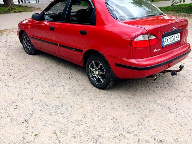 Деу Ланос 2008 у Харкові на Automoto.ua Червоний Деу Ланос, об'ємом двигуна 1.4 л та пробігом 157 тис. км за 2000 $, фото 4 на Automoto.ua