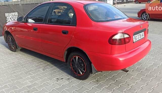 Красный Дэу Ланос, объемом двигателя 1.5 л и пробегом 437 тыс. км за 2150 $, фото 5 на Automoto.ua