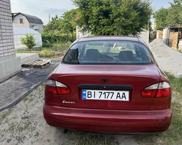Красный Дэу Ланос, объемом двигателя 1.5 л и пробегом 211 тыс. км за 2900 $, фото 4 на Automoto.ua