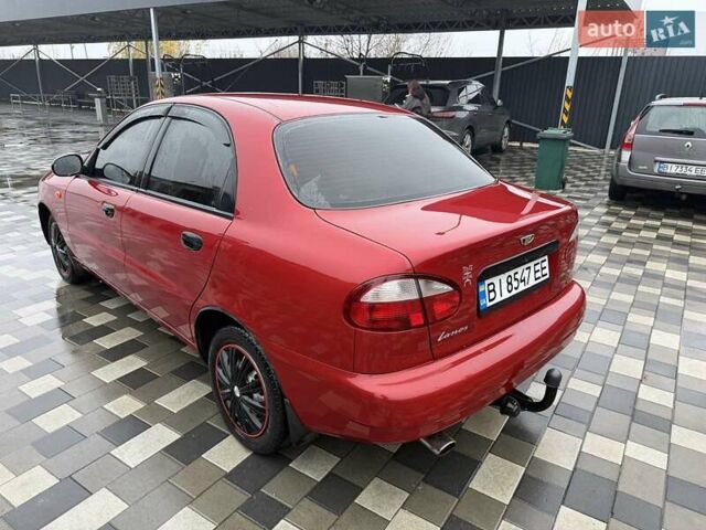 Червоний Деу Ланос, об'ємом двигуна 1.5 л та пробігом 103 тис. км за 3950 $, фото 5 на Automoto.ua
