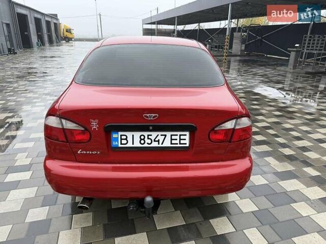 Червоний Деу Ланос, об'ємом двигуна 1.5 л та пробігом 103 тис. км за 3950 $, фото 4 на Automoto.ua