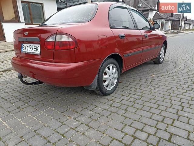 Красный Дэу Ланос, объемом двигателя 15 л и пробегом 170 тыс. км за 2750 $, фото 4 на Automoto.ua