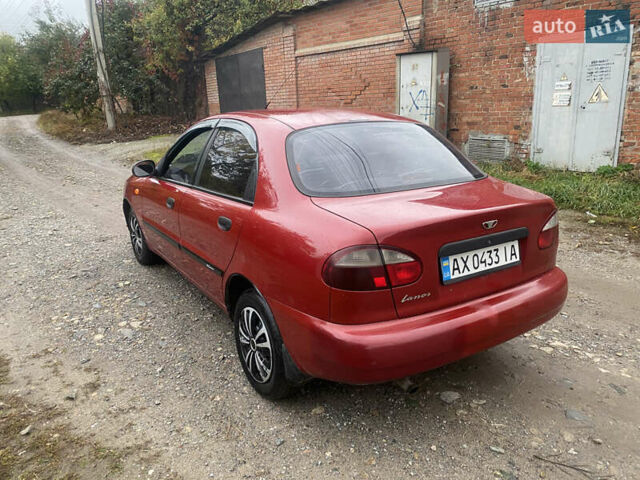 Красный Дэу Ланос, объемом двигателя 1.5 л и пробегом 200 тыс. км за 2000 $, фото 11 на Automoto.ua