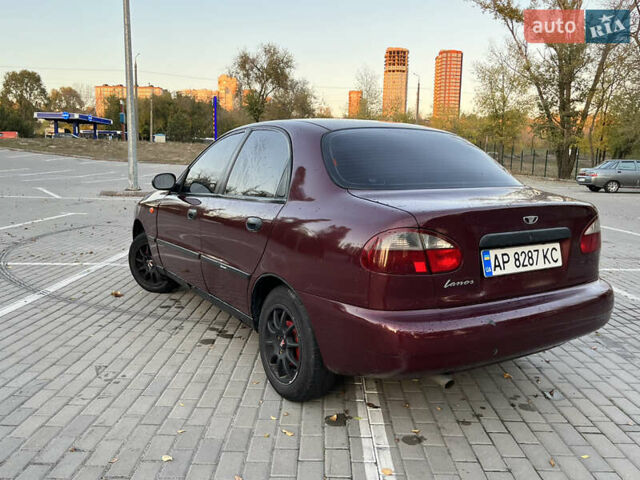 Дэу Ланос 2008 в Запорожье на Automoto.ua Красный Дэу Ланос, объемом двигателя 1.5 л и пробегом 199 тыс. км за 1900 $, фото 3 на Automoto.ua