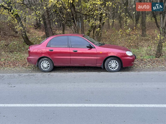 Красный Дэу Ланос, объемом двигателя 1.5 л и пробегом 205 тыс. км за 2200 $, фото 7 на Automoto.ua