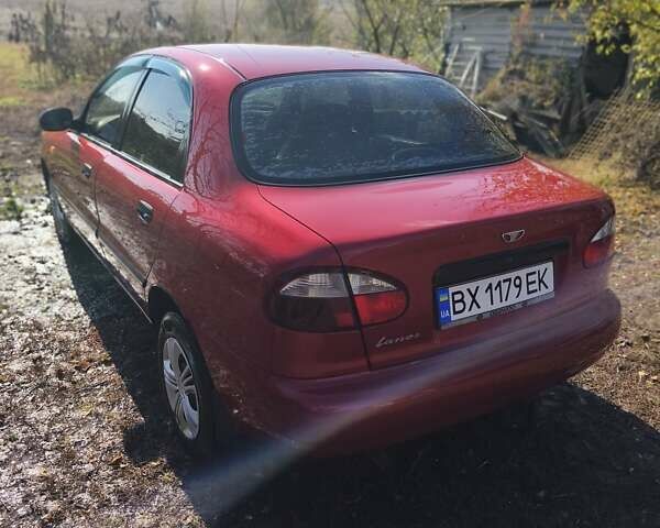 Красный Дэу Ланос, объемом двигателя 1.5 л и пробегом 170 тыс. км за 2200 $, фото 12 на Automoto.ua