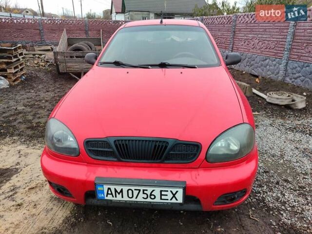 Красный Дэу Ланос, объемом двигателя 1.5 л и пробегом 197 тыс. км за 2400 $, фото 9 на Automoto.ua