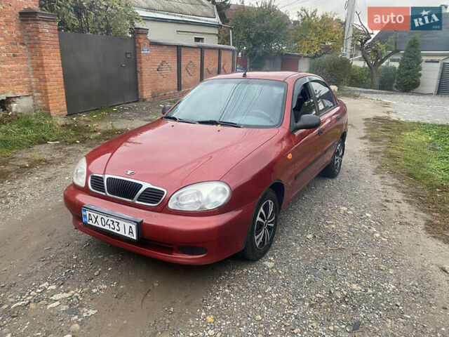 Красный Дэу Ланос, объемом двигателя 1.5 л и пробегом 200 тыс. км за 2000 $, фото 7 на Automoto.ua
