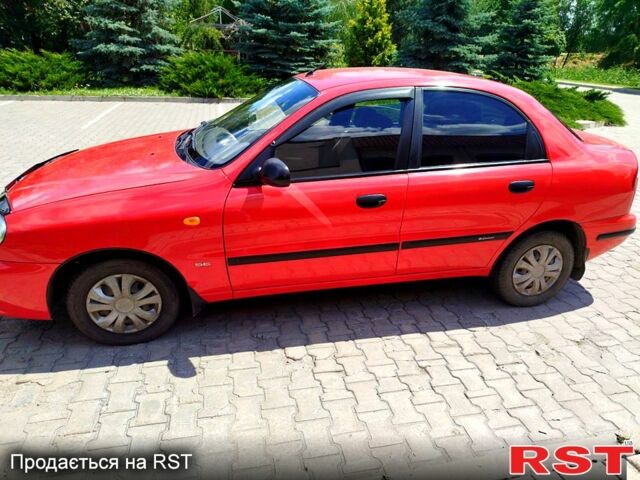 Красный Дэу Ланос, объемом двигателя 1.5 л и пробегом 158 тыс. км за 3500 $, фото 4 на Automoto.ua