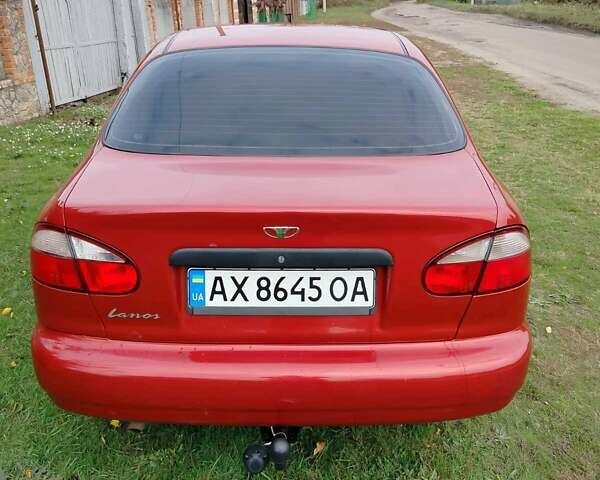 Деу Ланос 2008 у Богодухове на Automoto.ua Червоний Деу Ланос, об'ємом двигуна 1.5 л та пробігом 153 тис. км за 2600 $, фото 12 на Automoto.ua