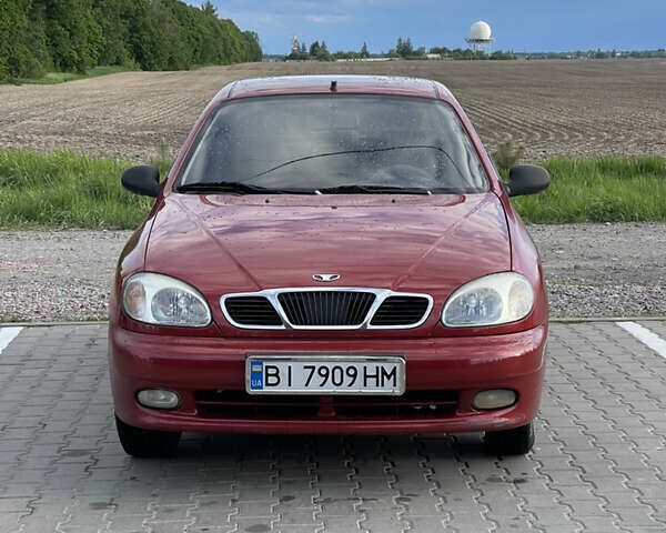 Красный Дэу Ланос, объемом двигателя 1.5 л и пробегом 240 тыс. км за 2200 $, фото 4 на Automoto.ua