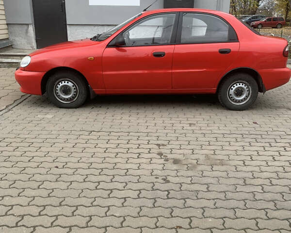 Красный Дэу Ланос, объемом двигателя 1.4 л и пробегом 73 тыс. км за 1750 $, фото 3 на Automoto.ua