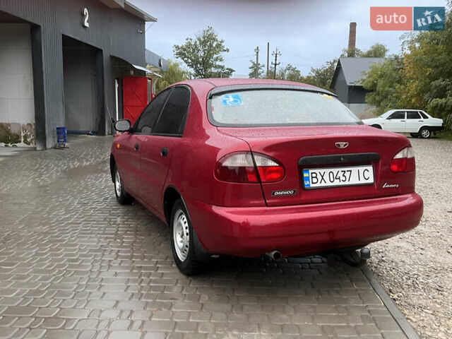 Красный Дэу Ланос, объемом двигателя 1.5 л и пробегом 200 тыс. км за 2400 $, фото 6 на Automoto.ua