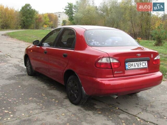 Красный Дэу Ланос, объемом двигателя 1.5 л и пробегом 204 тыс. км за 3100 $, фото 4 на Automoto.ua