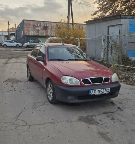 Красный Дэу Ланос, объемом двигателя 1.6 л и пробегом 89 тыс. км за 1950 $, фото 3 на Automoto.ua