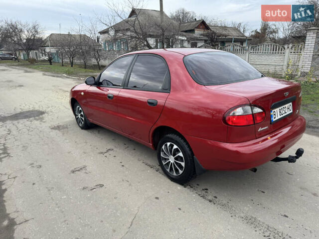 Красный Дэу Ланос, объемом двигателя 1.4 л и пробегом 44 тыс. км за 3700 $, фото 3 на Automoto.ua