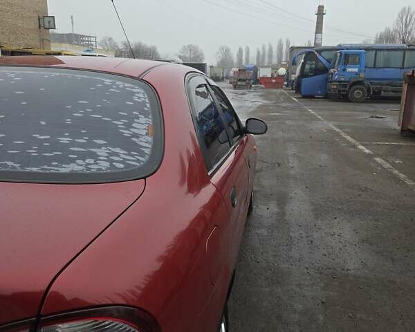 Червоний Деу Ланос, об'ємом двигуна 1.6 л та пробігом 220 тис. км за 3000 $, фото 6 на Automoto.ua
