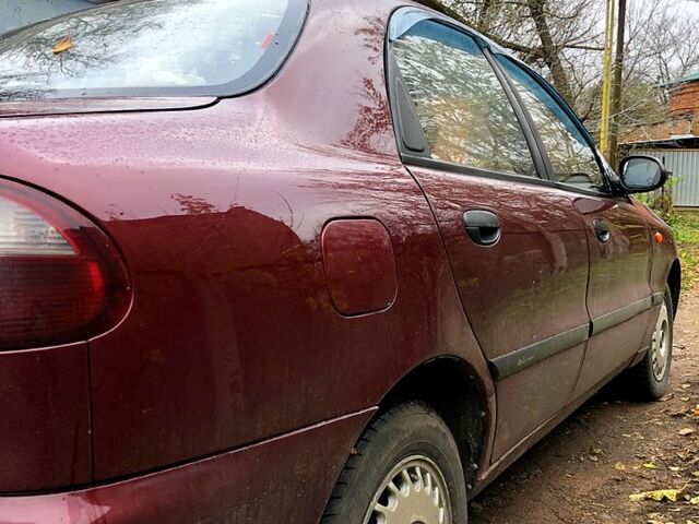 Красный Дэу Ланос, объемом двигателя 1.6 л и пробегом 161 тыс. км за 2200 $, фото 2 на Automoto.ua