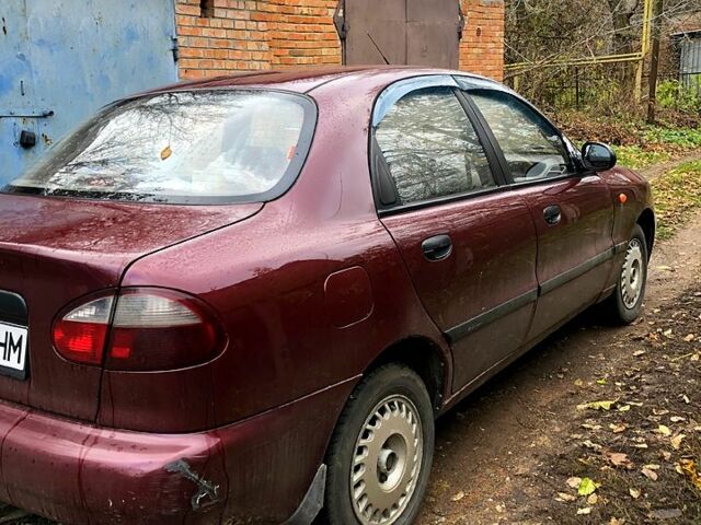 Красный Дэу Ланос, объемом двигателя 1.6 л и пробегом 161 тыс. км за 2200 $, фото 4 на Automoto.ua