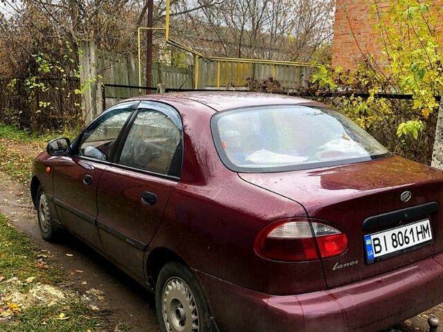 Красный Дэу Ланос, объемом двигателя 1.6 л и пробегом 161 тыс. км за 2200 $, фото 3 на Automoto.ua
