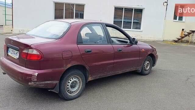 Дэу Ланос 2009 в Вышгороде на Automoto.ua Красный Дэу Ланос, объемом двигателя 1.6 л и пробегом 256 тыс. км за 1500 $, фото 3 на Automoto.ua