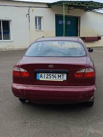 Дэу Ланос 2009 в Вышгороде на Automoto.ua Красный Дэу Ланос, объемом двигателя 1.6 л и пробегом 256 тыс. км за 1500 $, фото 4 на Automoto.ua