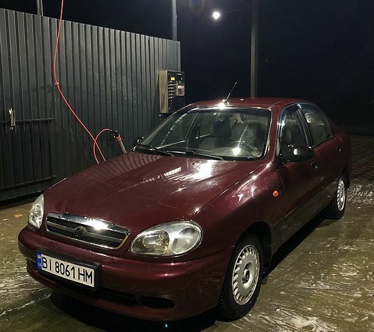 Красный Дэу Ланос, объемом двигателя 1.6 л и пробегом 161 тыс. км за 2200 $, фото 7 на Automoto.ua