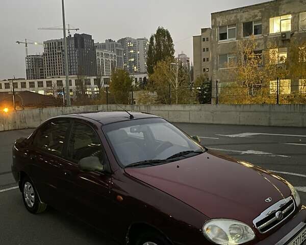 Красный Дэу Ланос, объемом двигателя 1.5 л и пробегом 150 тыс. км за 2500 $, фото 1 на Automoto.ua