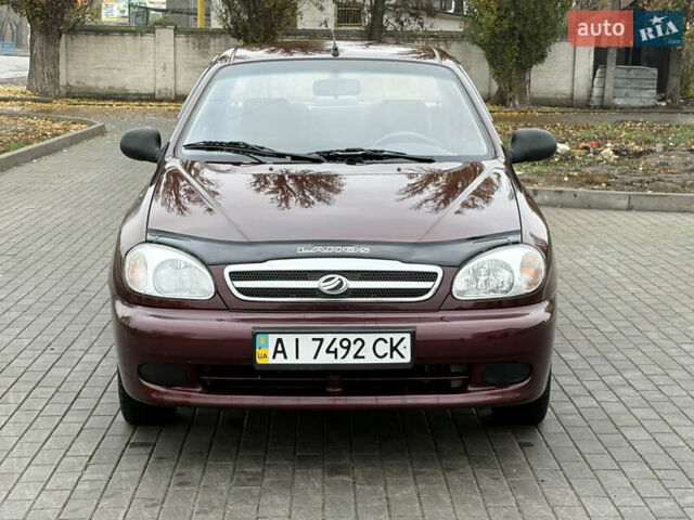 Красный Дэу Ланос, объемом двигателя 1.5 л и пробегом 74 тыс. км за 3400 $, фото 2 на Automoto.ua