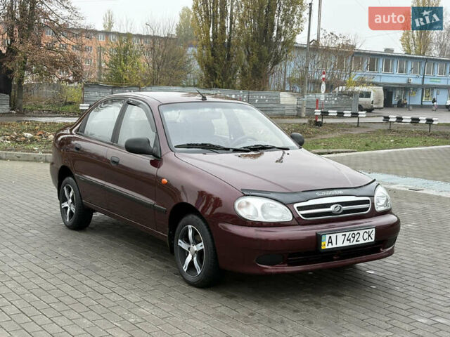 Красный Дэу Ланос, объемом двигателя 1.5 л и пробегом 74 тыс. км за 3400 $, фото 3 на Automoto.ua