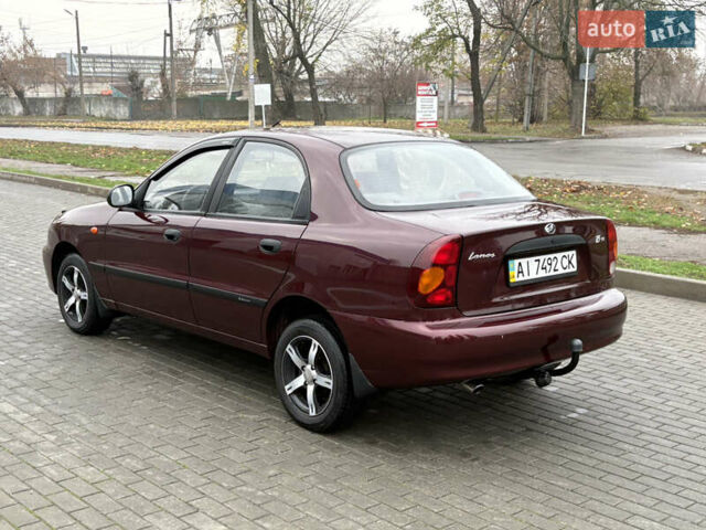 Красный Дэу Ланос, объемом двигателя 1.5 л и пробегом 74 тыс. км за 3400 $, фото 7 на Automoto.ua