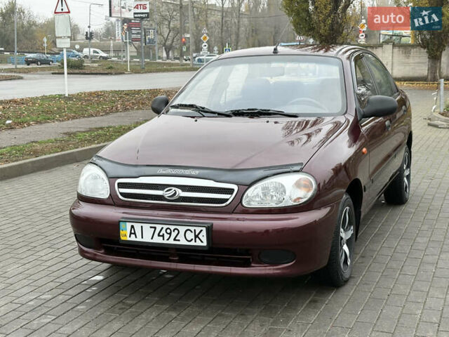 Красный Дэу Ланос, объемом двигателя 1.5 л и пробегом 74 тыс. км за 3400 $, фото 1 на Automoto.ua