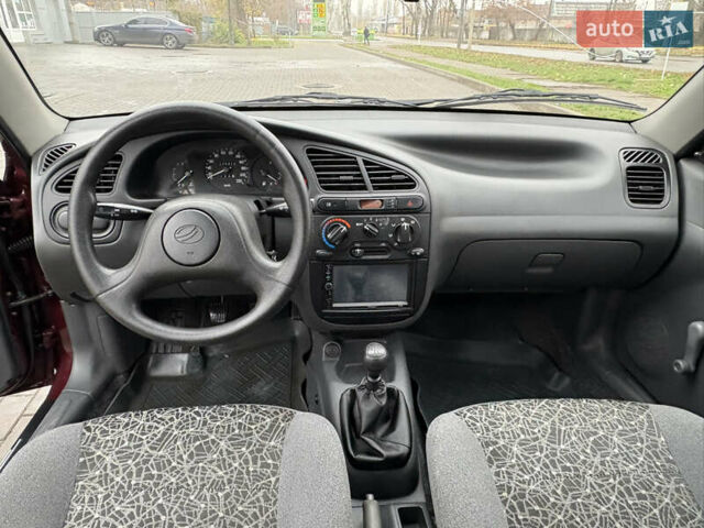 Красный Дэу Ланос, объемом двигателя 1.5 л и пробегом 74 тыс. км за 3400 $, фото 15 на Automoto.ua