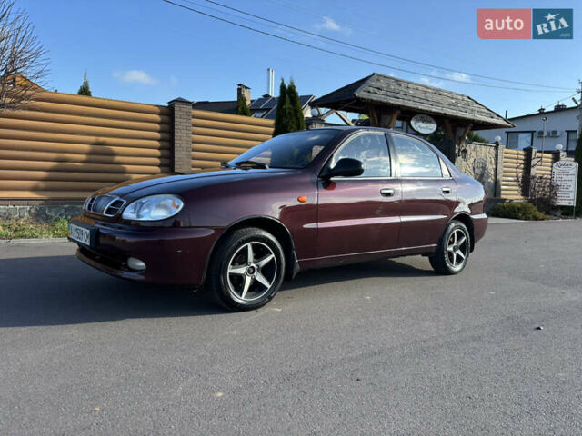 Красный Дэу Ланос, объемом двигателя 1.5 л и пробегом 134 тыс. км за 2650 $, фото 1 на Automoto.ua