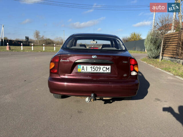 Красный Дэу Ланос, объемом двигателя 1.5 л и пробегом 134 тыс. км за 2650 $, фото 4 на Automoto.ua