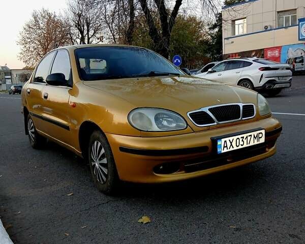 Дэу Ланос 2002 в Харькове на Automoto.ua Желтый Дэу Ланос, объемом двигателя 1.5 л и пробегом 190 тыс. км за 1800 $, фото 3 на Automoto.ua